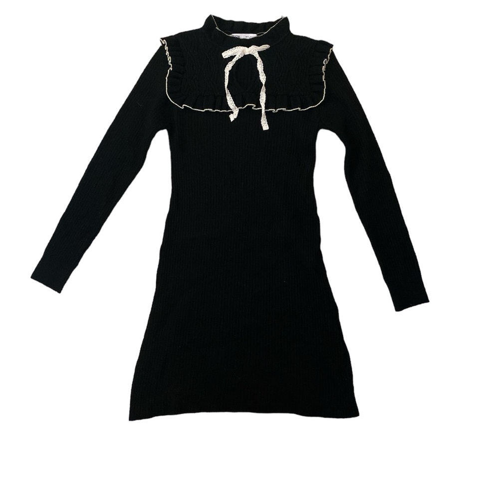 Zara Knit bow dress